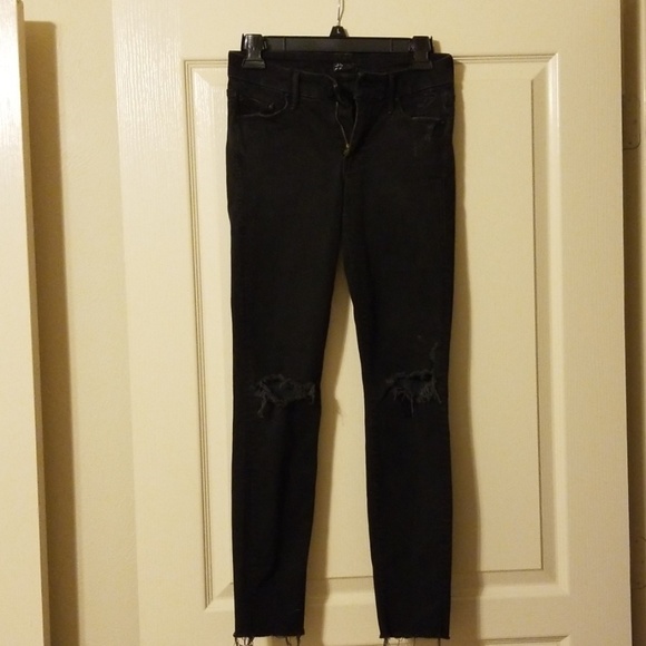 Mother 'Looker Ankle Fray' Jeans - Picture 3 of 8